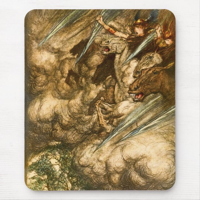 Passeio do Valkyries Mousepad (Frente)