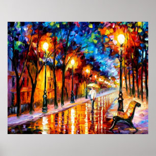 Passeio no poster da chuva