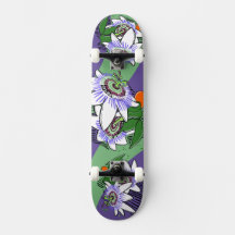 Passionflower Skateboard Deck