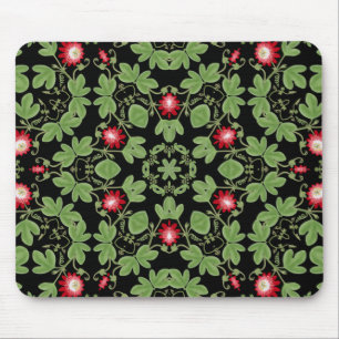 Passionflower vermelho Mousepad de Deco