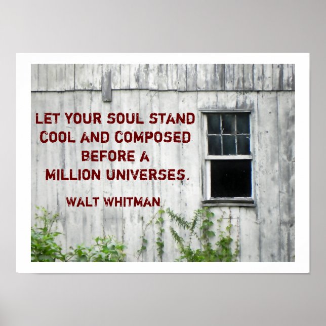 Passo de Walt Whitman - poster (Frente)