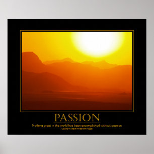 Passo Deserto Motivacional Poster sunset