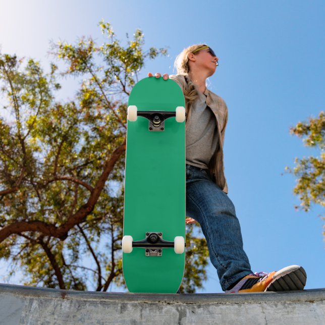 Passo Personalizado do Skateboard Emerald Green (Ao ar livre 1)