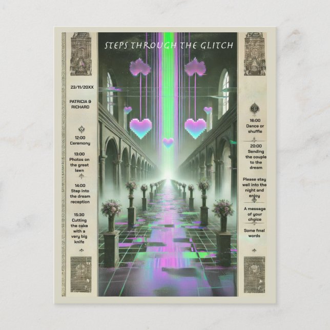 Passos pelo casamento reluzente (Frente)