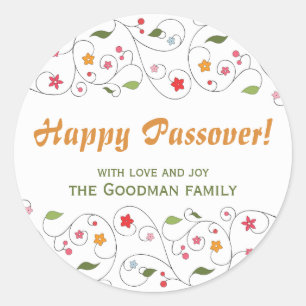 Passover feliz - etiqueta do GIF
