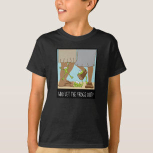 Passover quem deixou os sapos saírem? T-Shirt Eng