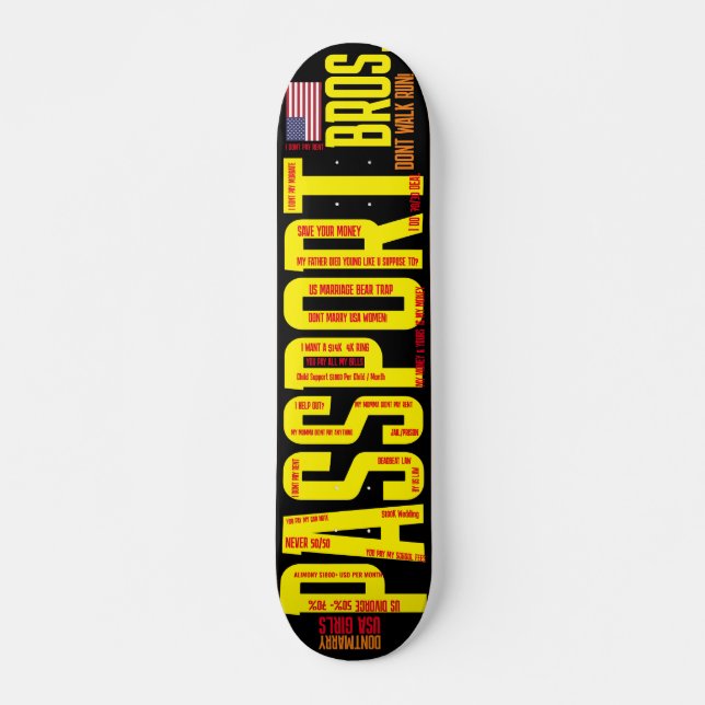 PASSPORT BROSZ. 7, 3/4", skate (Frente)