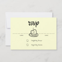 Pasta Penmanship RSVP Card Butch