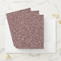 Pastas de bolso de Rosa da Rustic Glitter