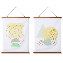 Pastas modernas e Abstratos Dourados