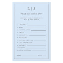 Pastel Azul O Que O Pai Dizia Jogo Chá de fraldas