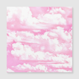 Pastel Baby Pink Happy Cloudy Decor
