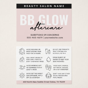 Pastel BB Brilha Facial Após Cartão De Instrução D