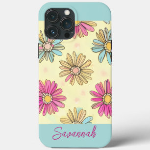 Pastel Blue Daisy Flowers