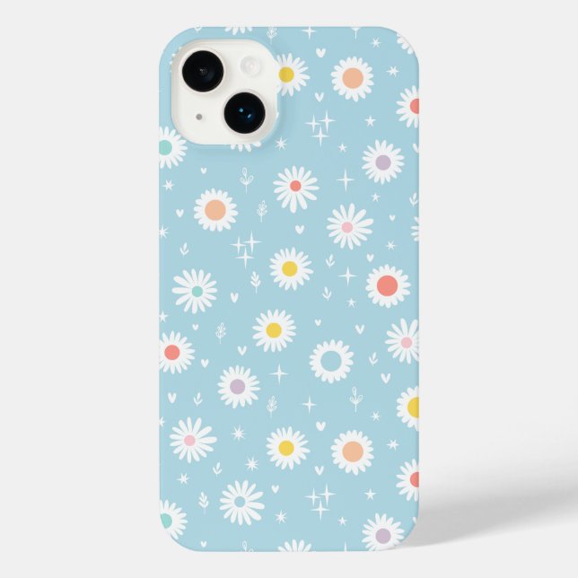  Pastel Blue Floral Aesthetic (Verso)