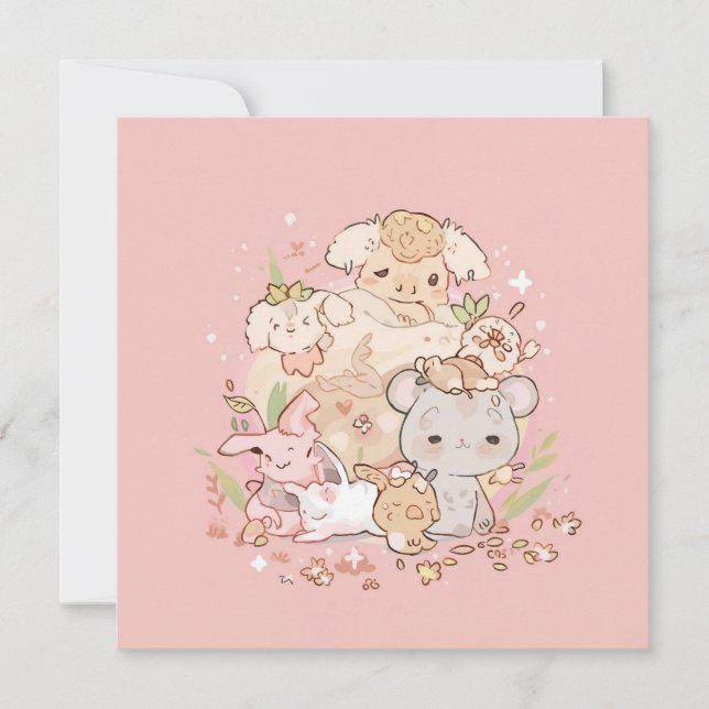 Pastel Companions in Bloom (Frente)