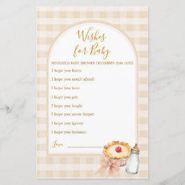 Pastel Cutie Pie Fall Chá de fraldas Deseja Bebê