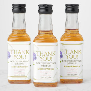 Pastel Floral Casamento Obrigado Mini