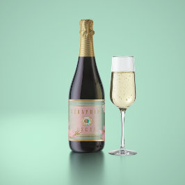 Pastel Floral Elegante, Rosa e Pastel Azul