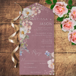 Pastel Floral Modern Pink Sem Janto