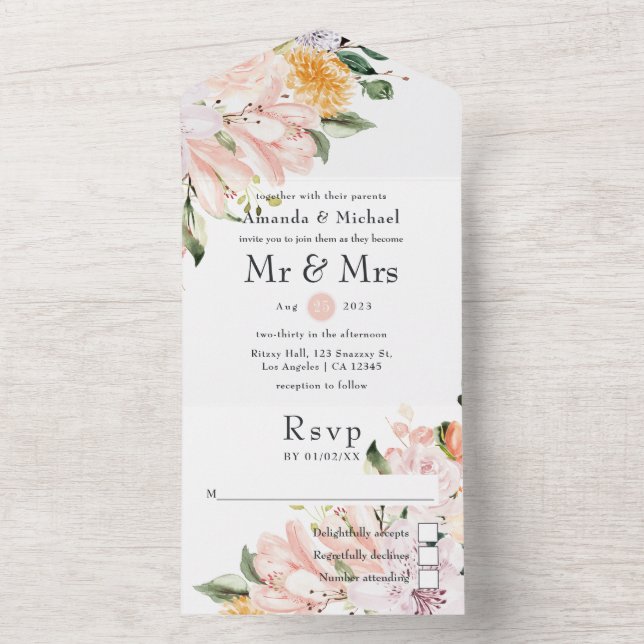 Pastel Floral Wedding (Inside)