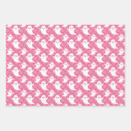 Pastel Ghosts Halloween Wrapping Paper conjunto de