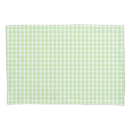 Pastel Green Gingham Pattern