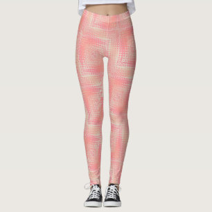 Pastel Hazel Pink Peach Leggings ★ Psydefx