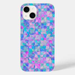 Pastel Iridescent Seamless Geometric Pattern