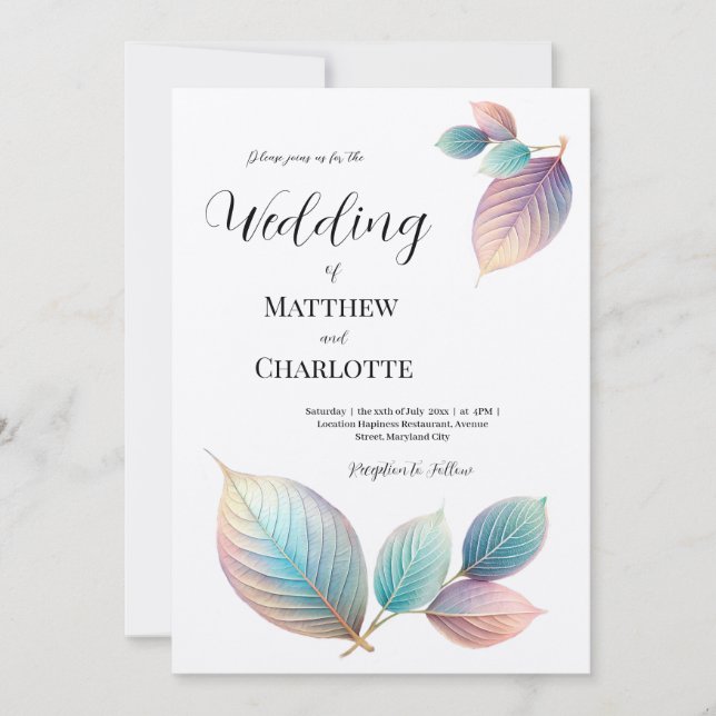 Pastel Iridescente Deixa Pastéis Sonhosos Casados (Frente)