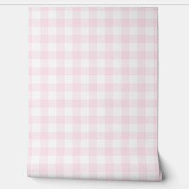 Pastel Light Pink Check Green Buffalo Plaid