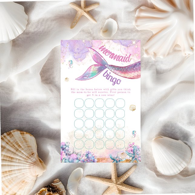 Pastel Mermaid Bingo Undersea Girl (Criador carregado)