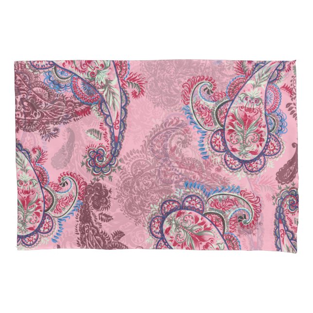 Pastel paisley, tradicional padrão étnico uniforme (Frente)