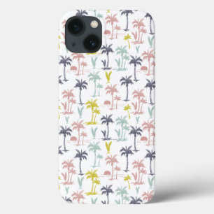 Pastel Palm Tree by the Beach Pattern