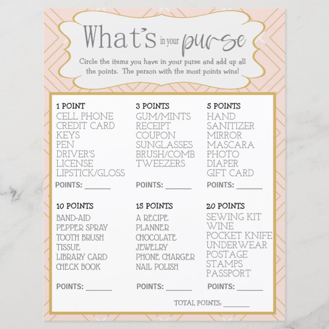 Pastel Peach e Dourado Whats na sua bolsa (Frente)