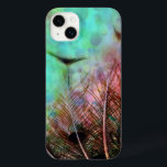 Pastel Peacock<br><div class="desc">As bolhas de pastel de aqua,  turquesa,  azul e rosa e roxo são um pano de fundo para estas pintas de pavão sabiosas</div>