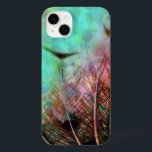 Pastel Peacock<br><div class="desc">As bolhas de pastel de aqua,  turquesa,  azul e rosa e roxo são um pano de fundo para estas pintas de pavão sabiosas</div>