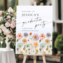 Pastel Pink Boho Festa de formatura de flor selvag