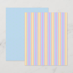 Pastel Rainbow Stripes and Spots Scrapbook Paper