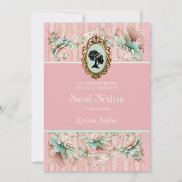 Pastel Regency Era Sweet 16 Convite