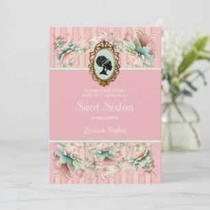 Pastel Regency Era Sweet 16 Convite