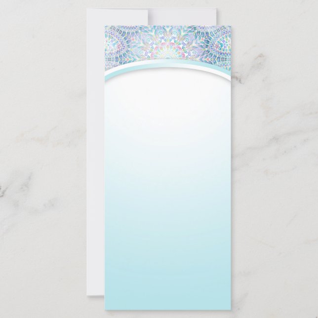 Pastel Snowflake Mandala (Frente)