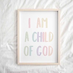 Pastel, sou um filho de Deus poster