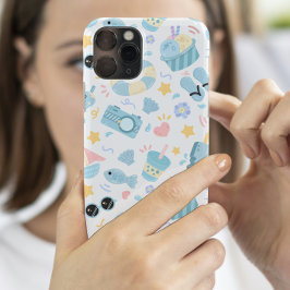 Pastel Summer Beach Pattern 