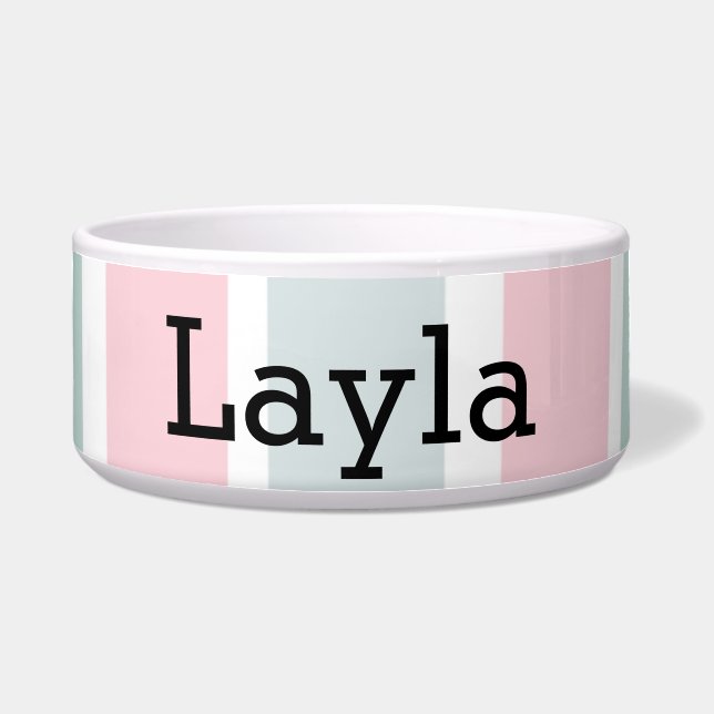 PASTEL - tigela de animais de estimação (Frente)