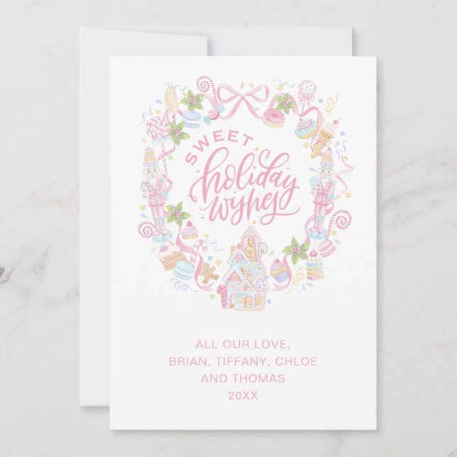 Pastel Treats | Sweet Holiday Wishes | Photo (Frente)