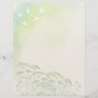 Pastel Watercolor Scrapbook Paper