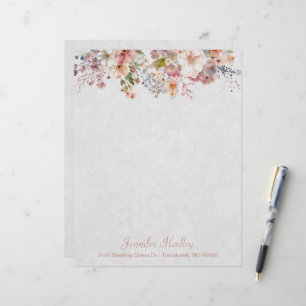 Pastel Wild Flowers Personalizado
