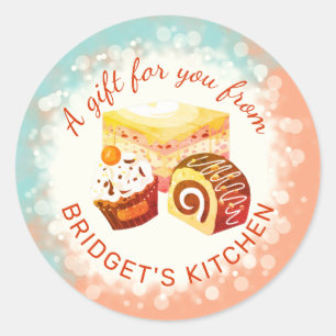 Pastelaria da cozinha do autocolante