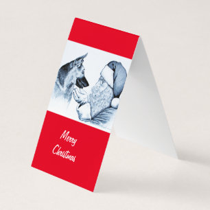 Pastor Alemão e Papai Noel